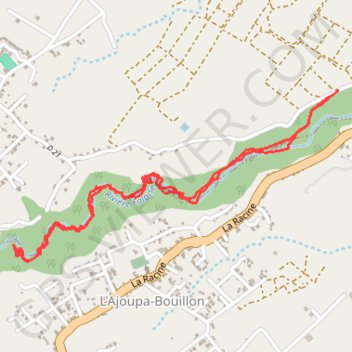 Itinéraire 🚶 Trace Cascade Dany, distance, dénivelé, altitude, carte, profil, trace GPS