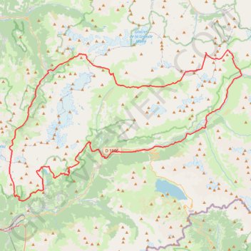Itinéraire La vannoise, distance, dénivelé, altitude, carte, profil, trace GPS