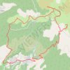 Itinéraire Les Salces - Tedenat - Pas de l'Aze, distance, dénivelé, altitude, carte, profil, trace GPS