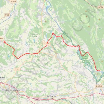 Itinéraire Bugey2024-2-51km-IBP120-hiking, distance, dénivelé, altitude, carte, profil, trace GPS