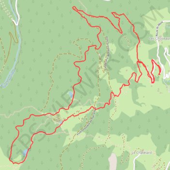 Itinéraire 3 févr. 2024 à 17:08:57, distance, dénivelé, altitude, carte, profil, trace GPS