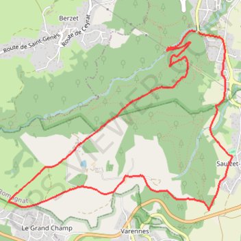 Itinéraire redon.gpx, distance, dénivelé, altitude, carte, profil, trace GPS