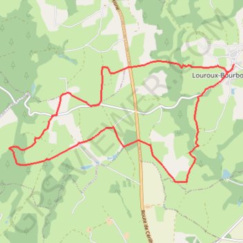 Itinéraire Loup Pendu, distance, dénivelé, altitude, carte, profil, trace GPS